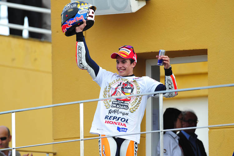Der neue MotoGP-Weltmeister Marc Márquez