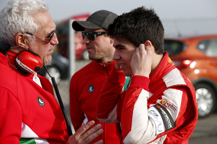 Lawrence Stroll (links) mit seinem Sohn Lance (rechts)