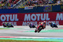 Letzte Runde, letzte Schikane: Márquez (93) vor Rins, Viñales, Rossi und Dovi, der noch Vierter wird