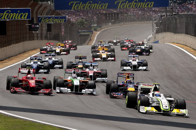 Das Finale ist auch 2010 der Brasilien Grand Prix.