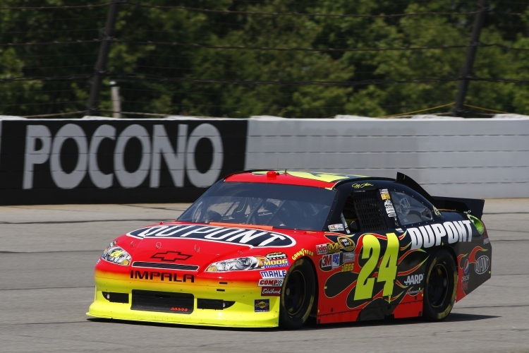 Jeff Gordon feierte seinen fünften Pocono-Sieg