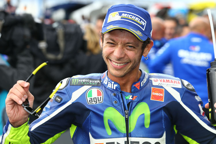 MotoGP-Star Valentino Rossi scherzt: «Ich werde das freie Mercedes-Cockpit übernehmen»