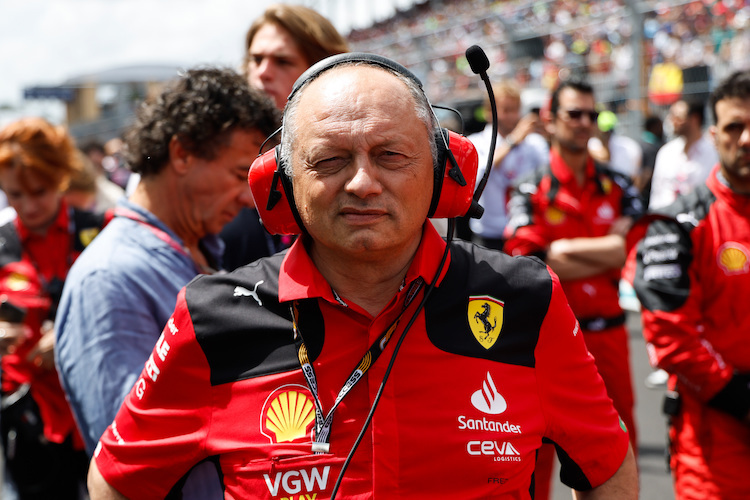 Ferrari-Teamchef Fred Vasseur geniesst das Vertrauen von Piero Ferrari