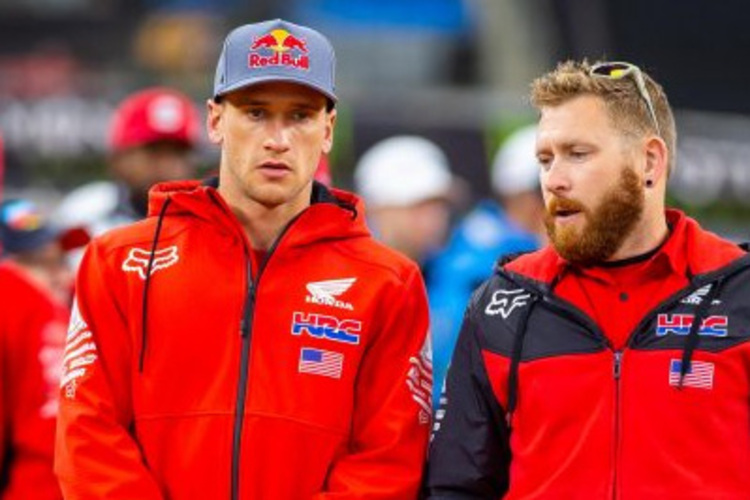 Ken Roczen mit Mechaniker Jordan Troxell