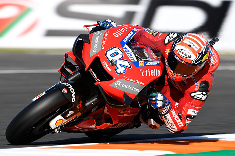 Andrea Dovizioso auf der Ducati