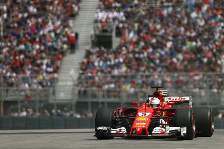 Sebastian Vettel im Qualifying