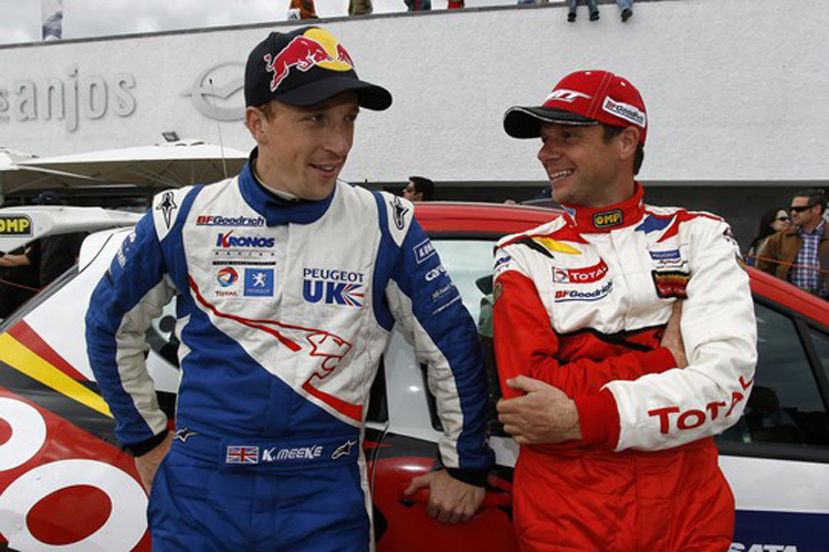 Die IRC-Spitze: Kris Meeke und Freddy Loix