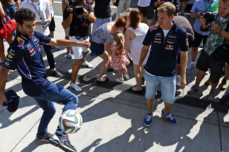 Bei Red Bull Racing stand 2014 Daniel Ricciardo im Mittelpunkt