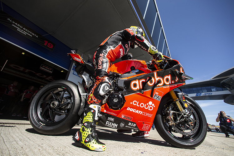 Alvaro Bautista dominiert auf Ducati die Superbike-WM