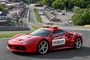 Das Safety-Car der Ferrari Challenge, ein Ferrari 488 GTB