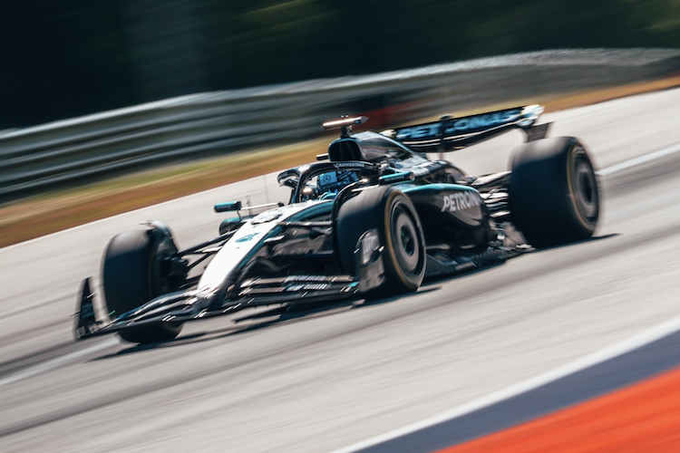 George Russell auf dem Red Bull Ring