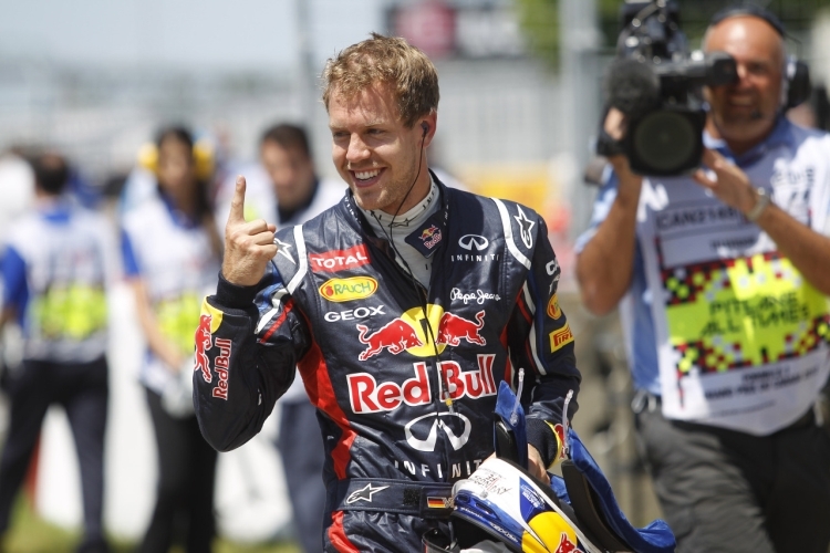 Sebastian Vettel schnappte sich die Pole