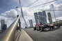 Max Verstappen bei der Demonstrationsfahrt in Rotterdam