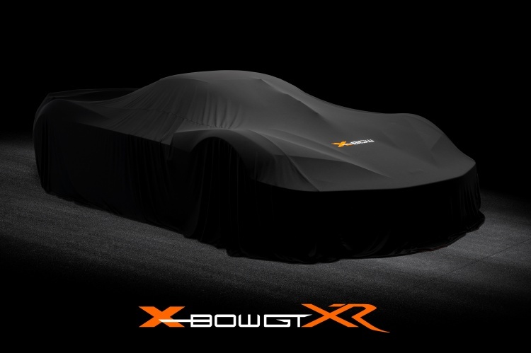 Noch verhült: Der KTM X-BOW GT-XR