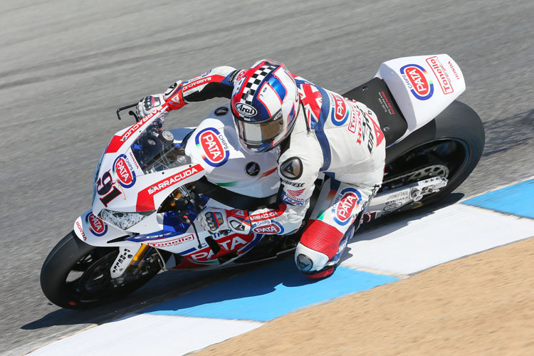 Leon Haslam in Laguna Seca