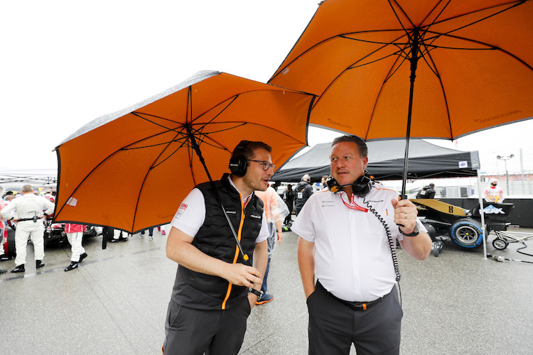 Andreas Seidl und Zak Brown