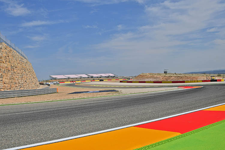 Die Strecke des MotorLand Aragón