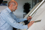 Adrian Newey bei der Arbeit an einem seiner Renner