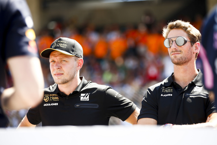 Kevin Magnussen und Romain Grosjean