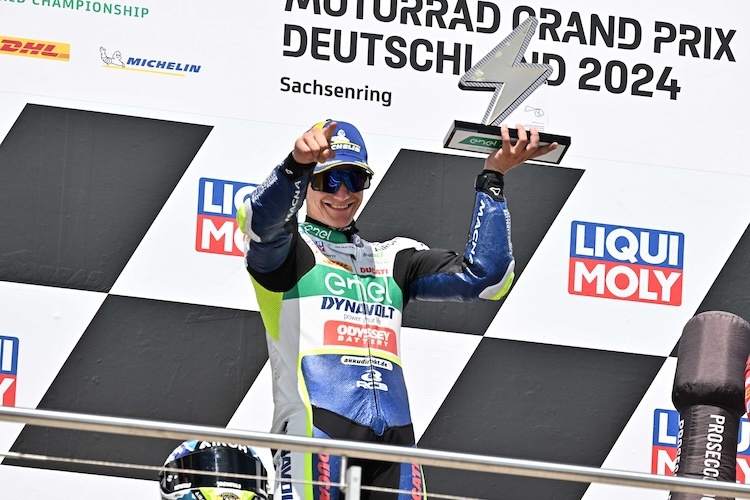 Hector Garzo übernimmt mit seinem Sachsenring-Sieg die WM-Führung