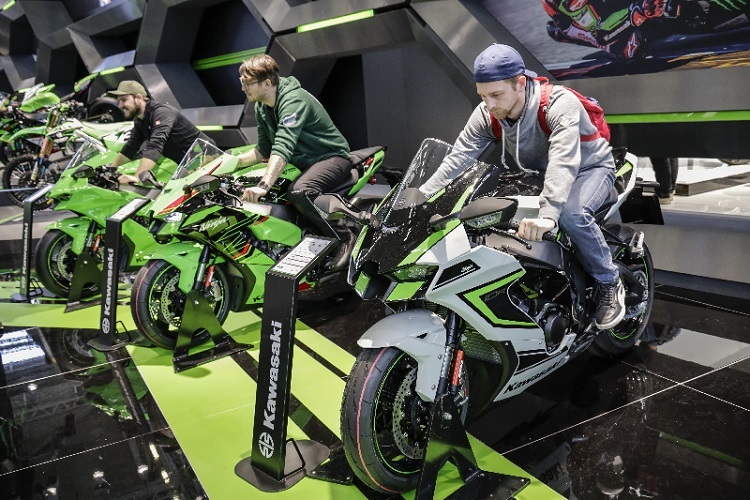 Kawasaki ist auch 2024 dabei an der grössren Motorradmesse Deutschlands