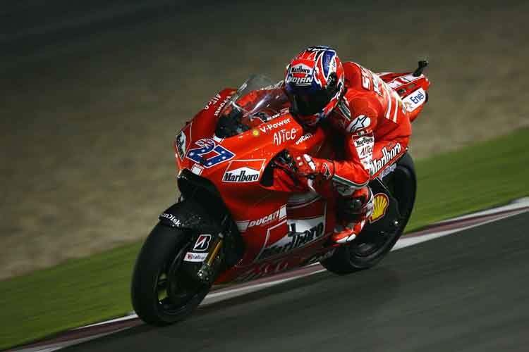 Casey Stoner auf Ducati