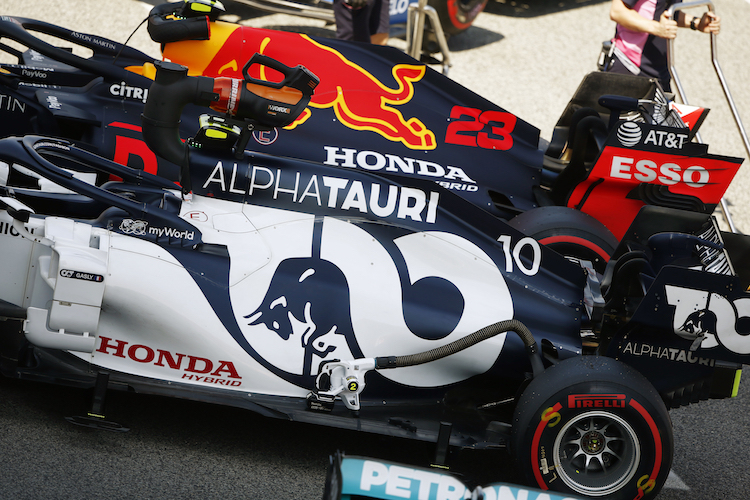 AlphaTauri und Red Bull Racing fahren mit Honda-Power
