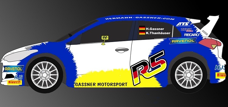 Vorerst nun als Zeichnung, bald aber Realität: Hyundai i20 R5 von Gassner