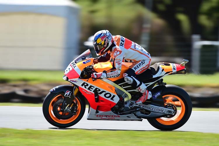 Dani Pedrosa auf Phillip Island