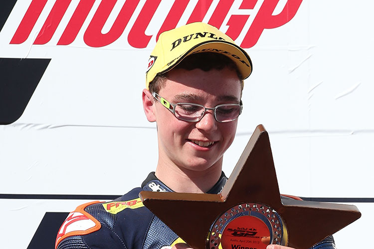 Ray trat bis 2014 im Red Bull Rookies Cup an