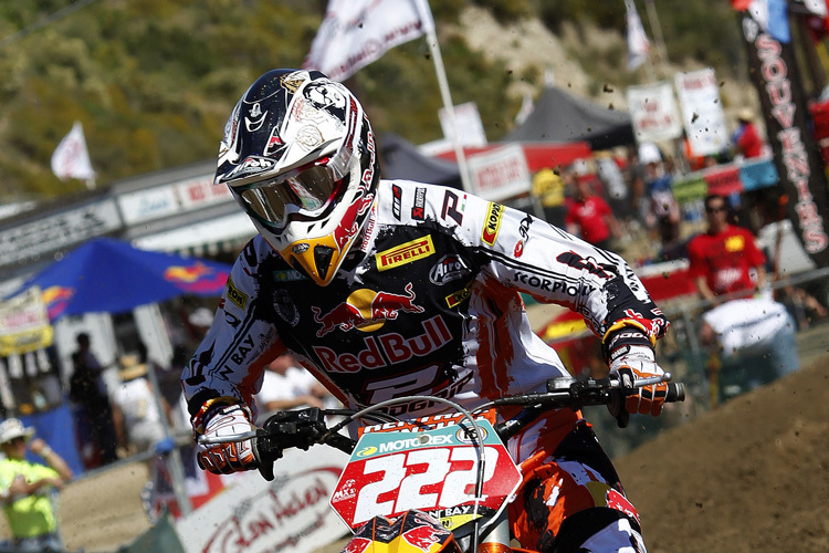 Antonio Cairoli im Jahre 2010 beim US-Grand-Prix von Glen Helen, für 2015 ist derzeit kein US-Grand-Prix vorgesehen