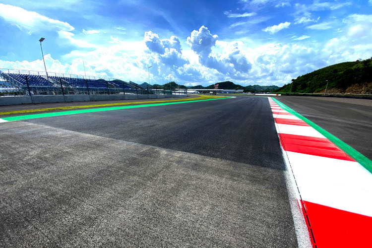 Ein Teil des Mandalika Circuits wurde im vergangenen Monat erneuert