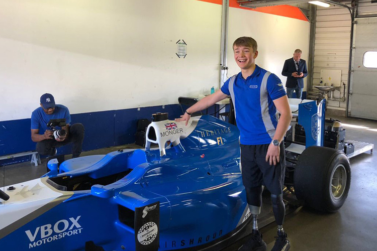 Billy Monger mit dem Sauber von 2011