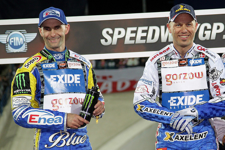 Alte Rivalen: Tomasz Gollob (li.) und Nicki Pedersen