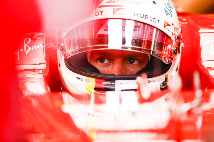 Sebastian Vettel drehte am Nachmittag in Austin nur elf Runden