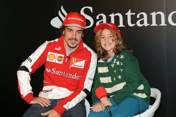 Fernando Alonso mit Daniela (9)