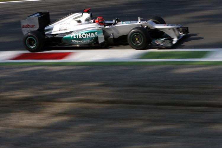 Bestzeit für Michael Schumacher im ersten Training in Monza
