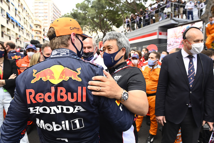 Max Verstappen und Masashi Yamamoto