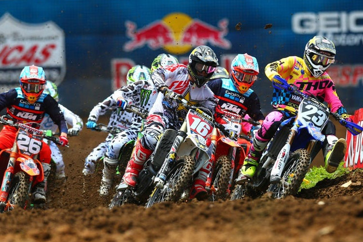 Aaron Plessinger (#23) gewann in Muddy Creek beide Starts