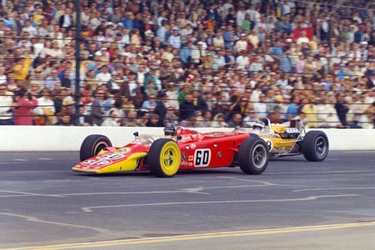Joe Leonard mit dem 1968er Lotus in Indianapolis
