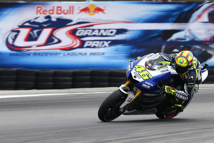Wieder auf dem Podest: MotoGP-Star Valentino Rossi