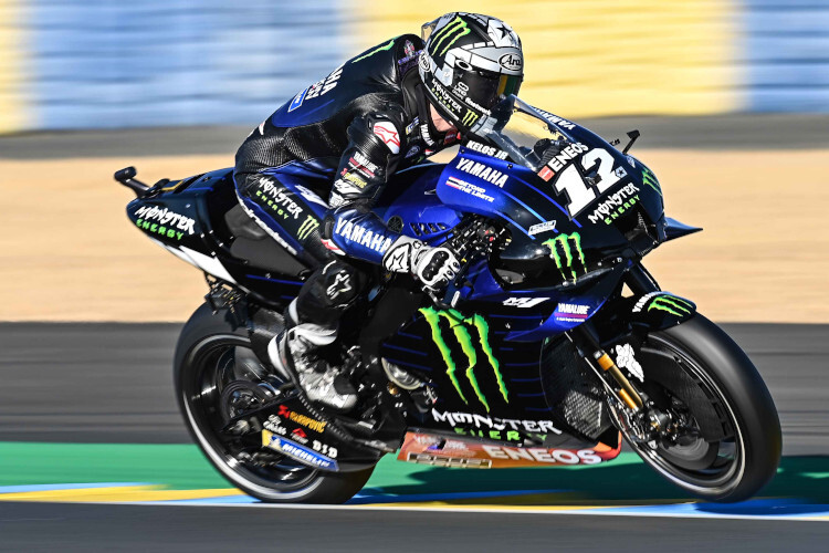 Die M1 ist in Le Mans für Maverick Viñales' Geschmack zu unruhig