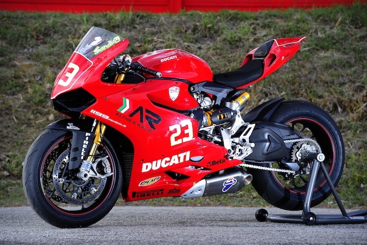 Nach der Saison 2011 testete Althea bereits die Ducati Panigale