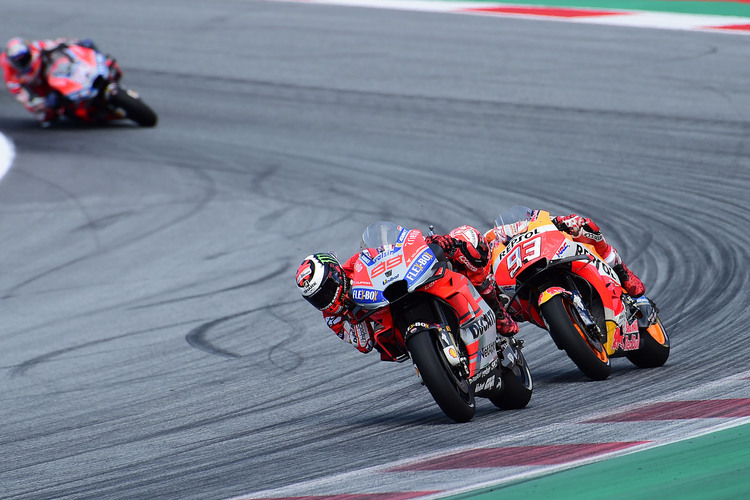 Jorge Lorenzo gegen Marc Márquez