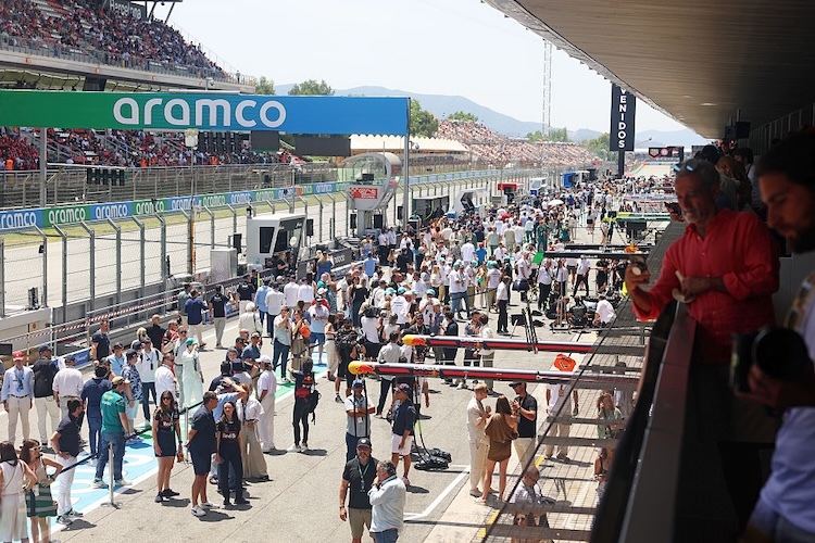 Willkommen zum Rennen in Barcelona