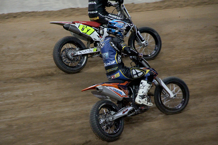 Marcel Schrötter beim Superprestigio Dirt Track