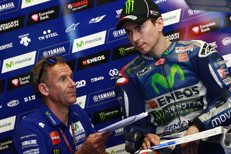 Wilco Zeelenberg mit Jorge Lorenzo