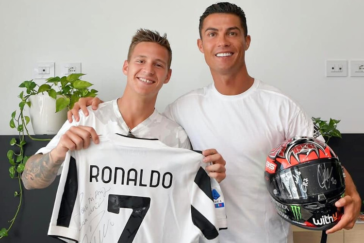 Fabio Quartararo und Cristiano Ronaldo
