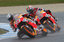 Am Freitag im FP1: Marc Márquez vor Nicky Hayden