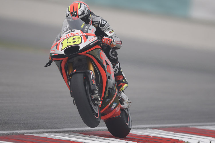 Alvaro Bautista blieb fast vier Zehntel langsamer als sein Teamkollege Stefan Bradl